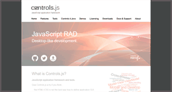 Desktop Screenshot of controlsjs.com