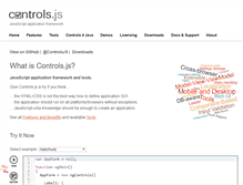 Tablet Screenshot of controlsjs.com